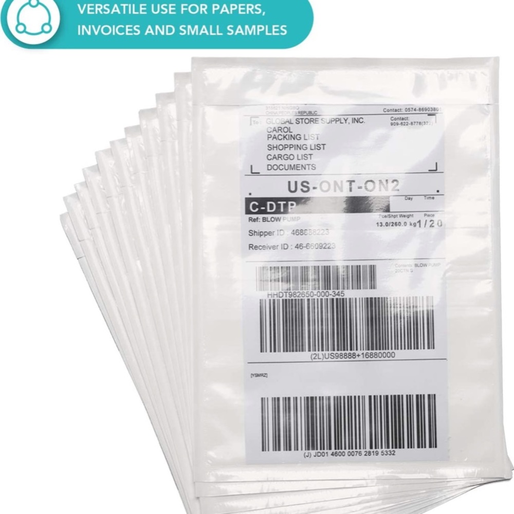25 clear, Self Adhesive Paper Label protective pocket - Picture 3 of 7